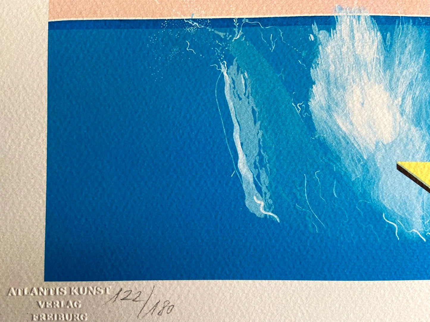 David Hockney Lithograph Coa Signed In Pen Numbered In Pencil