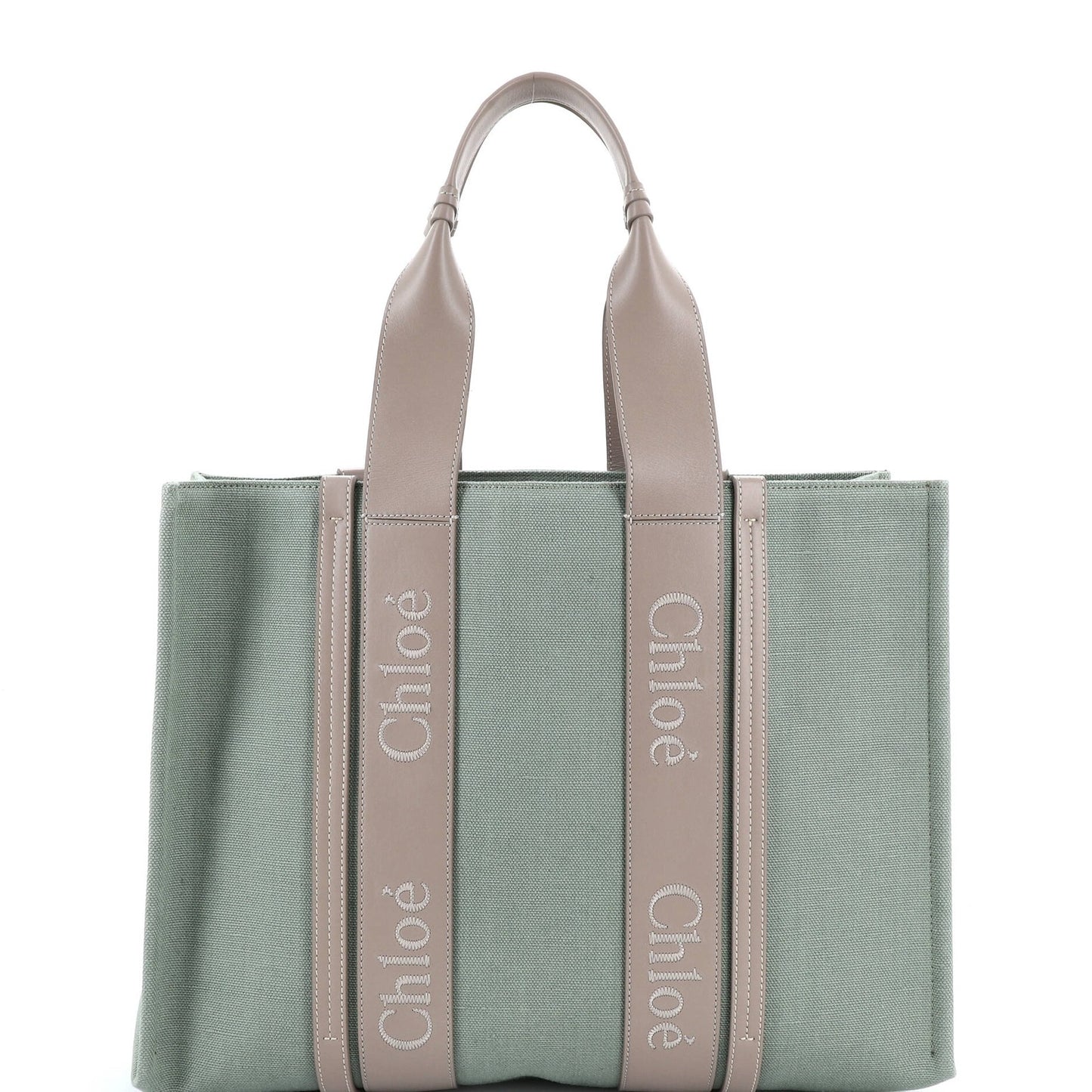 Chloe Woody Tote Leather Large