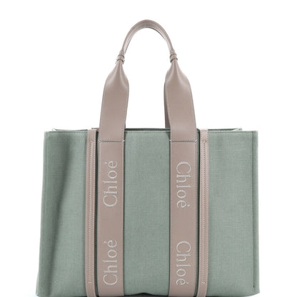 Chloe Woody Tote Leather Large