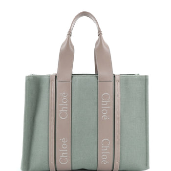 Chloe Woody Tote Leather Large