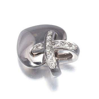 Chaumet Pendant Liens Heart Diamond 18K 750 White Gold