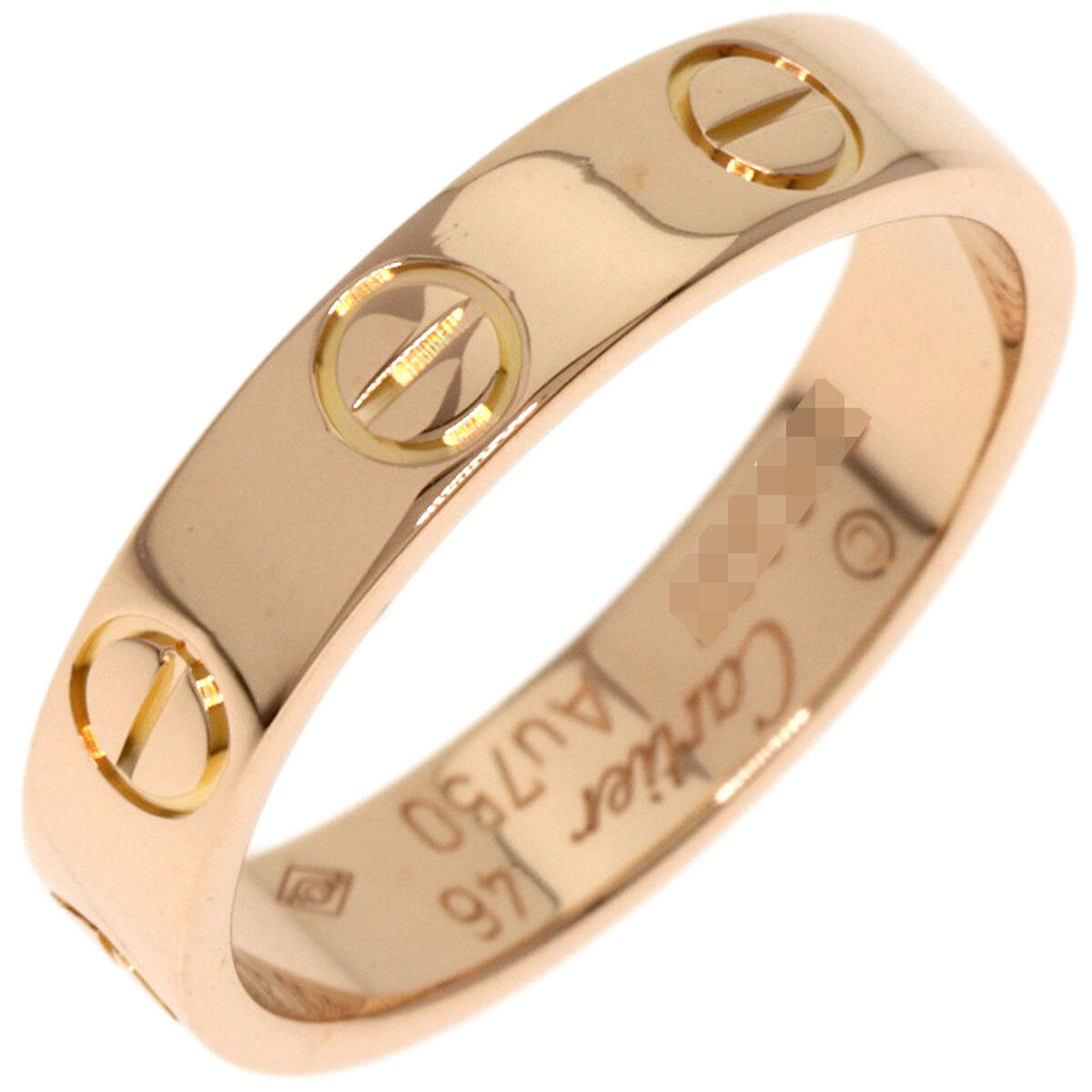 Cartier   Ring Mini Love Ring #46 K18 Pink Gold