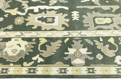 Extra Large Handmade Wool Oushak Chobi Oriental