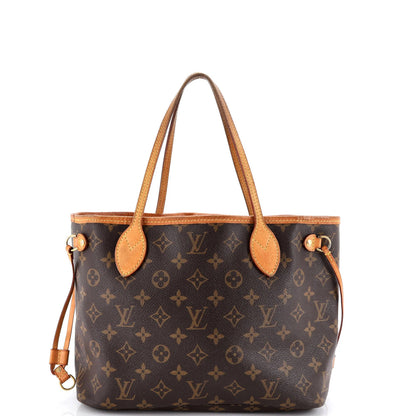Louis Vuitton Neverfull Nm Tote Monogram Canvas Pm