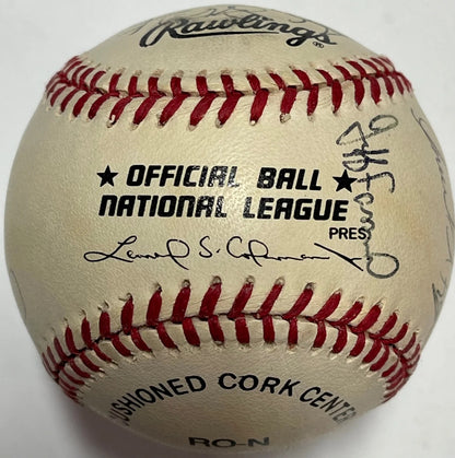 1996 Montreal Expos Autographed Official Baseball