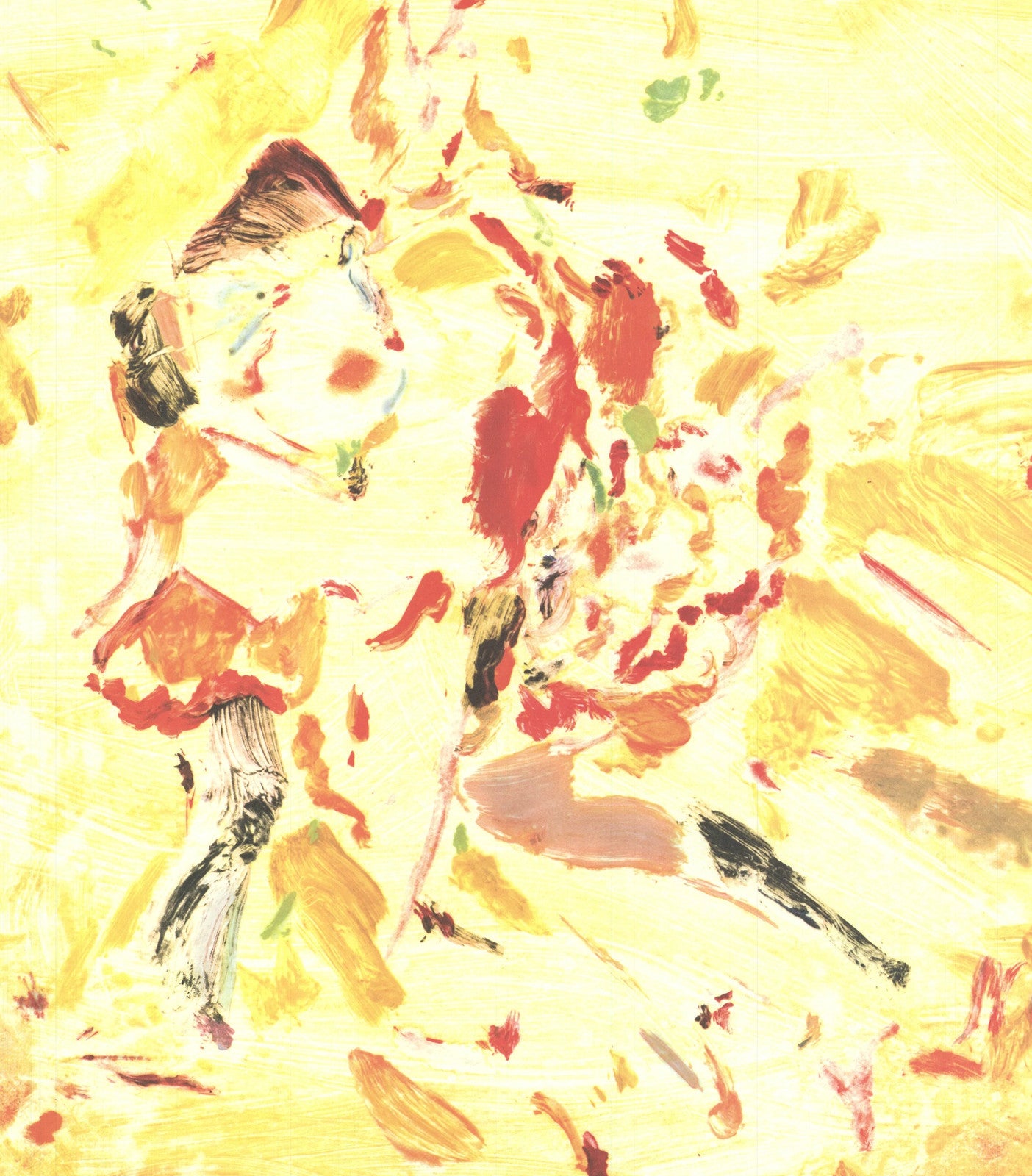 Cecily Brown American Dance Festival " Offset Lithograph Afric