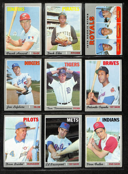 1970 Topps Baseball Card Complete Set (1-720)
