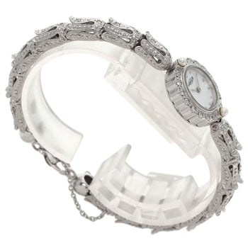 Select Watch Heiwado Round Face Diamond Watches 1L004.52 Platinum Pt950/Pt95...
