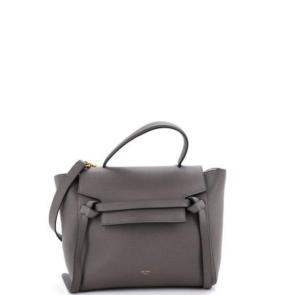 Celine Textured Leather Belt Bag Micro