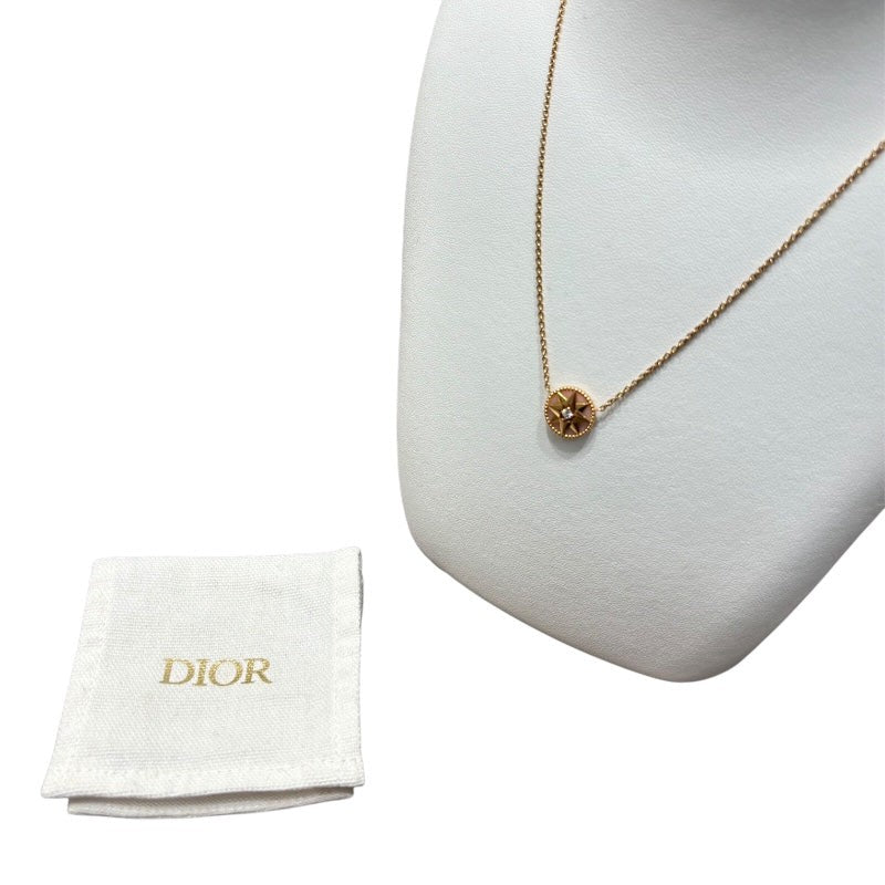 Christian Dior Rose Des Vents Necklace Yg