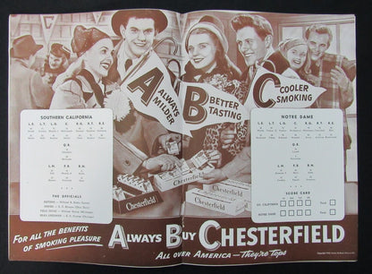 11/30/1946 So. California Vs. Notre Dame Program 185929