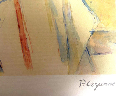 Paul Czanne Lithograph Numbered Signed Coa (Gauguin Signac)