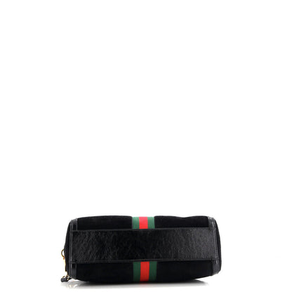 Gucci Ophidia Boston Bag Suede Medium