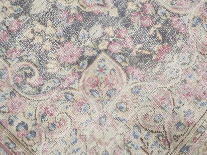 Vintage Antique Distressed Oriental Rug Brown
