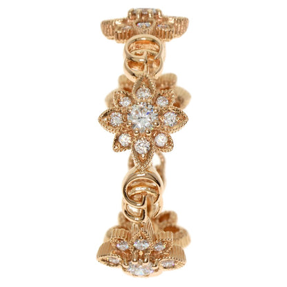 Gucci Flora Diamond #14 Ring K18 Pink Gold Ladies
