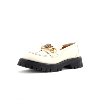 Gucci Men'S Interlocking G Jeanne Loafers Leather