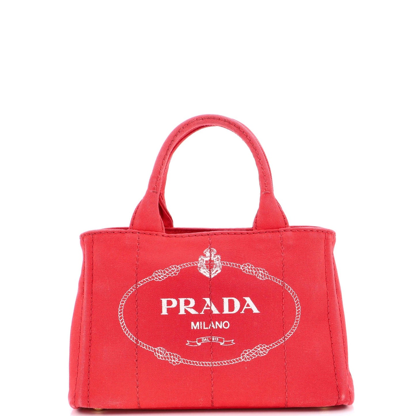 Prada Canapa Tote Canvas Mini