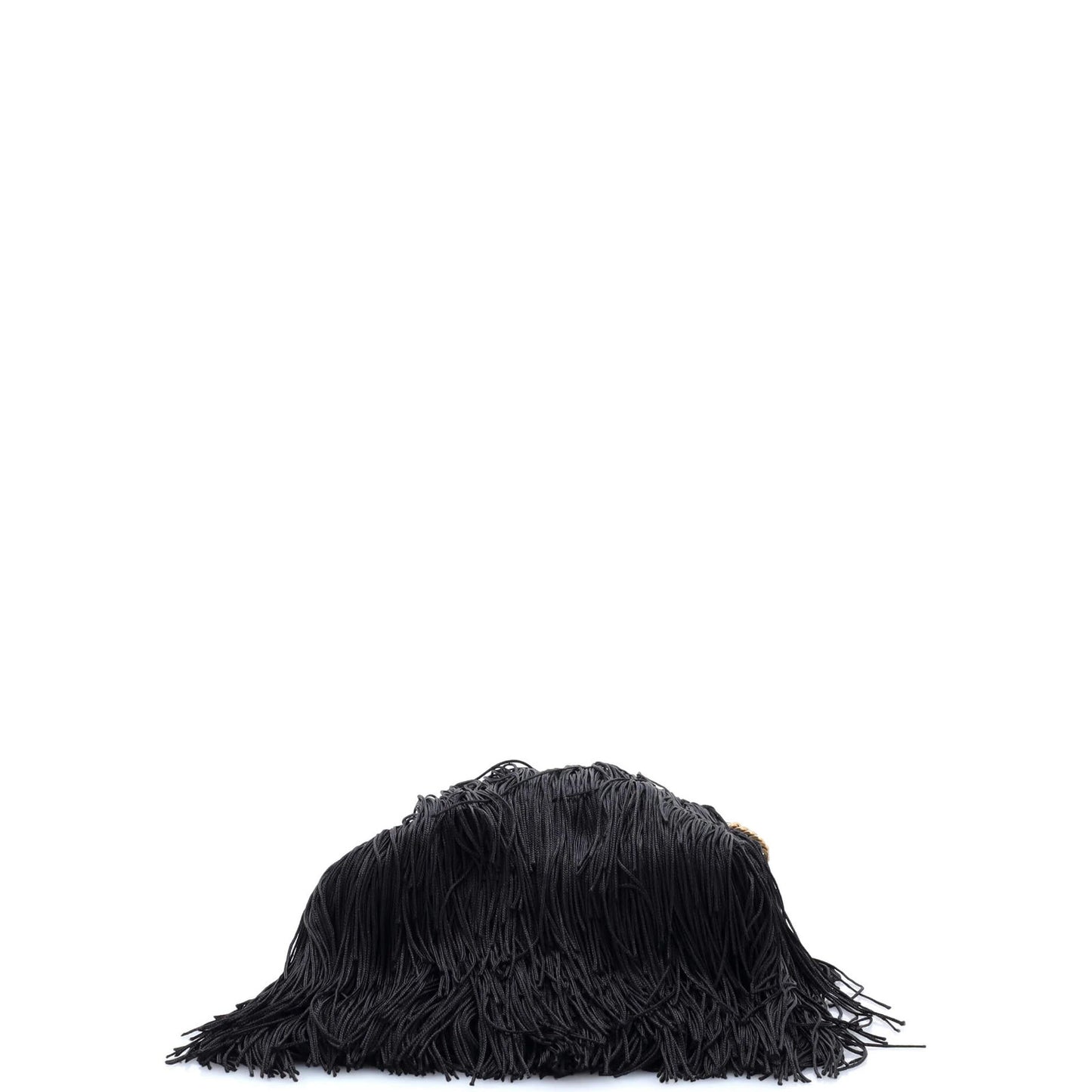 Saint Laurent Grace Fringe Hobo Leather And Crochet Small