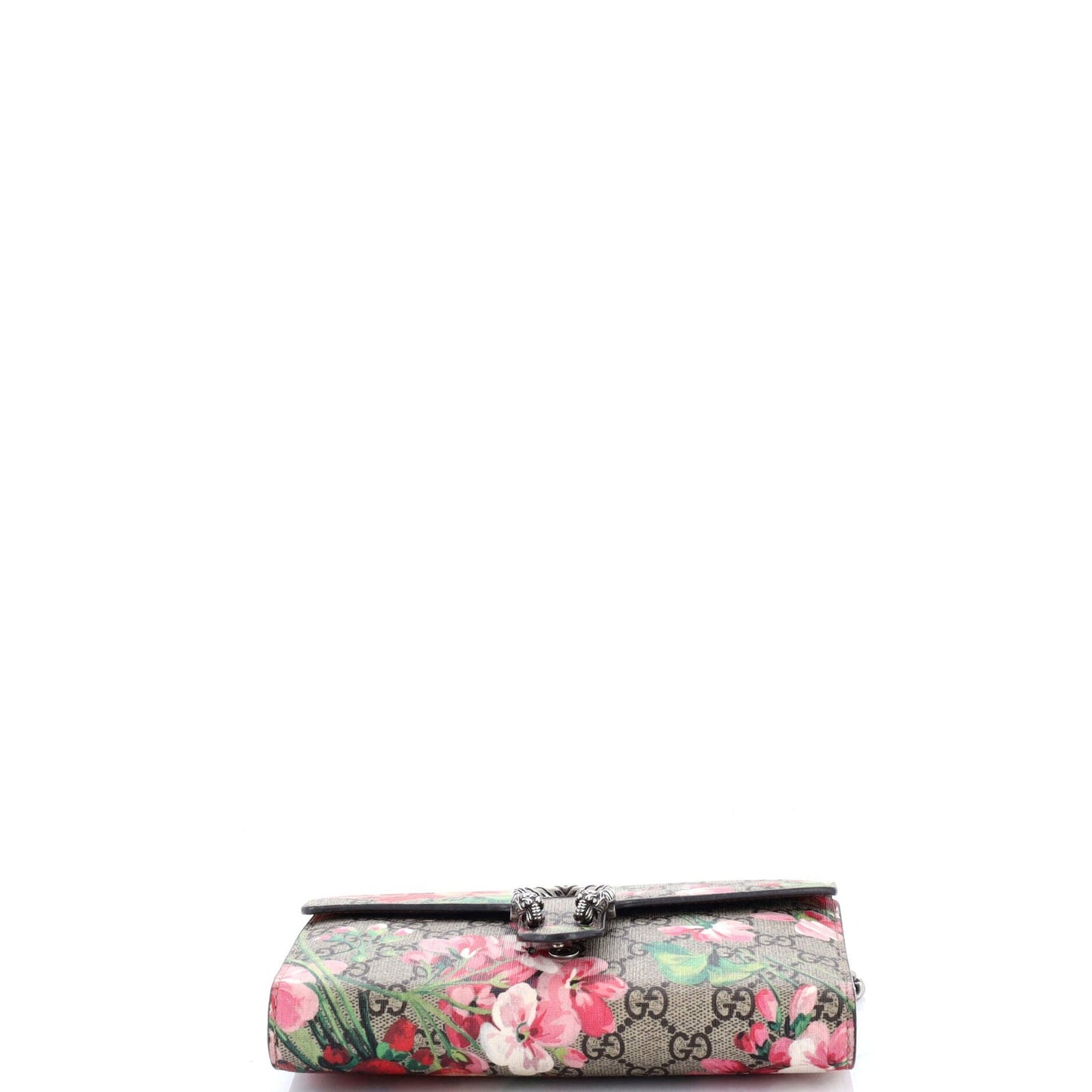 Gucci Dionysus Chain Wallet Blooms Print Gg Coated Canvas Small