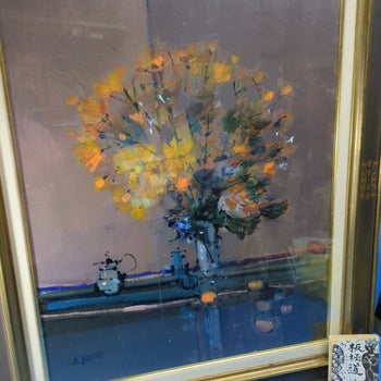 Jean Bille Original Oil Painting On Canvas