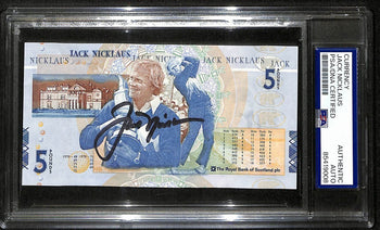 Jack Nicklaus Signed/Autographed Scottish Five