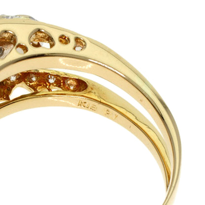 Ponte Vecchio   Ring Diamond K18 Yellow Gold K18