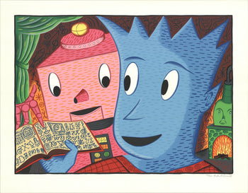 Rodney Greenblat Research Pays Off Signed 