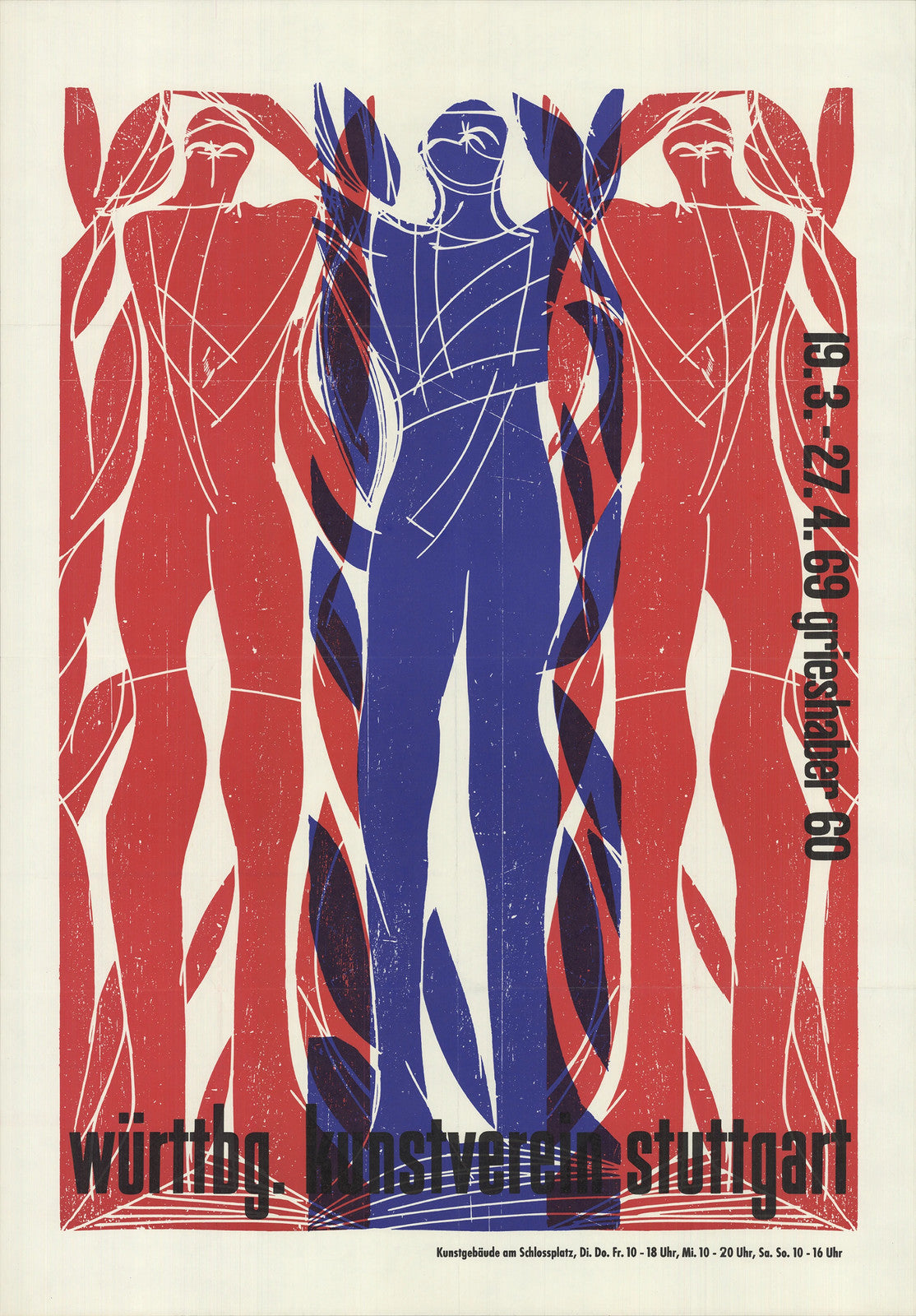 Hap Grieshaber Wrttbg Art Association Stuttgart " Lithograph C