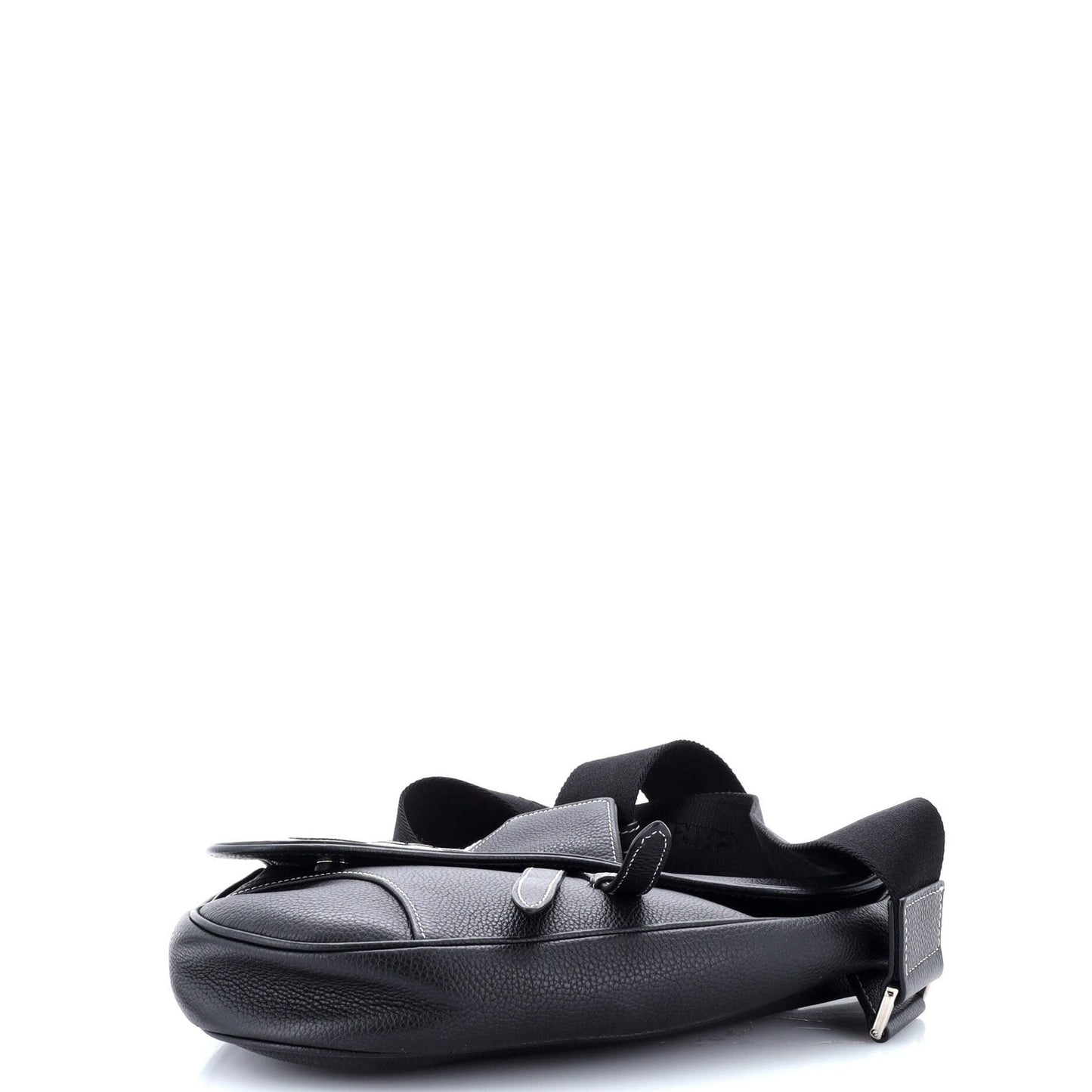 Christian Dior Shawn Stussy Saddle Crossbody Bag Leather With Applique