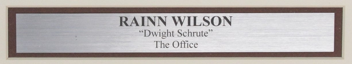 Rainn Wilson Signed/Auto 16X20 Photo "The Office" Framed Jsa 188782