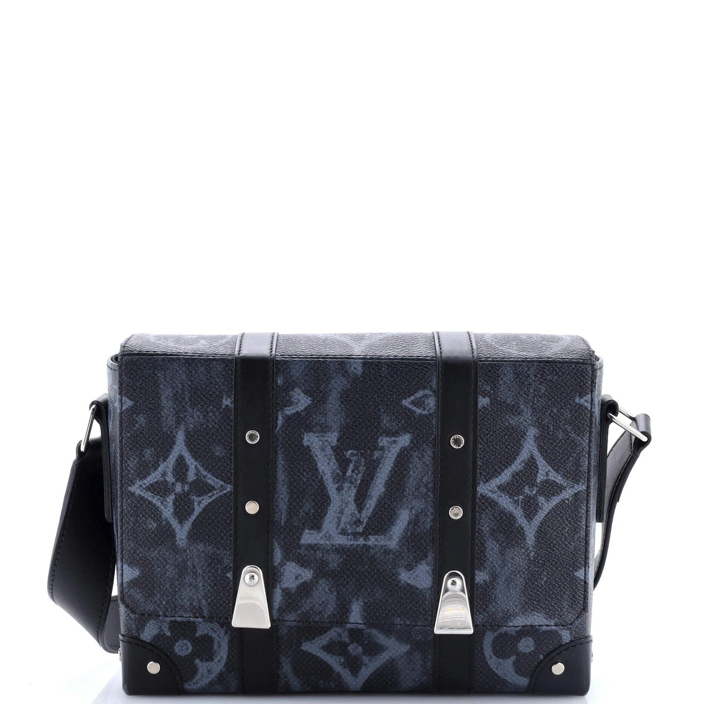 Louis Vuitton Trunk Messenger Bag Limited Edition Monogram Pastel Noir Pm