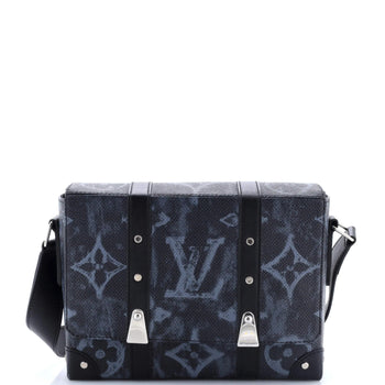 Louis Vuitton Trunk Messenger Bag Limited Edition Monogram Pastel Noir Pm