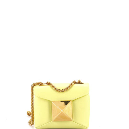 Valentino Garavani One Stud Chain Flap Bag Leather Micro