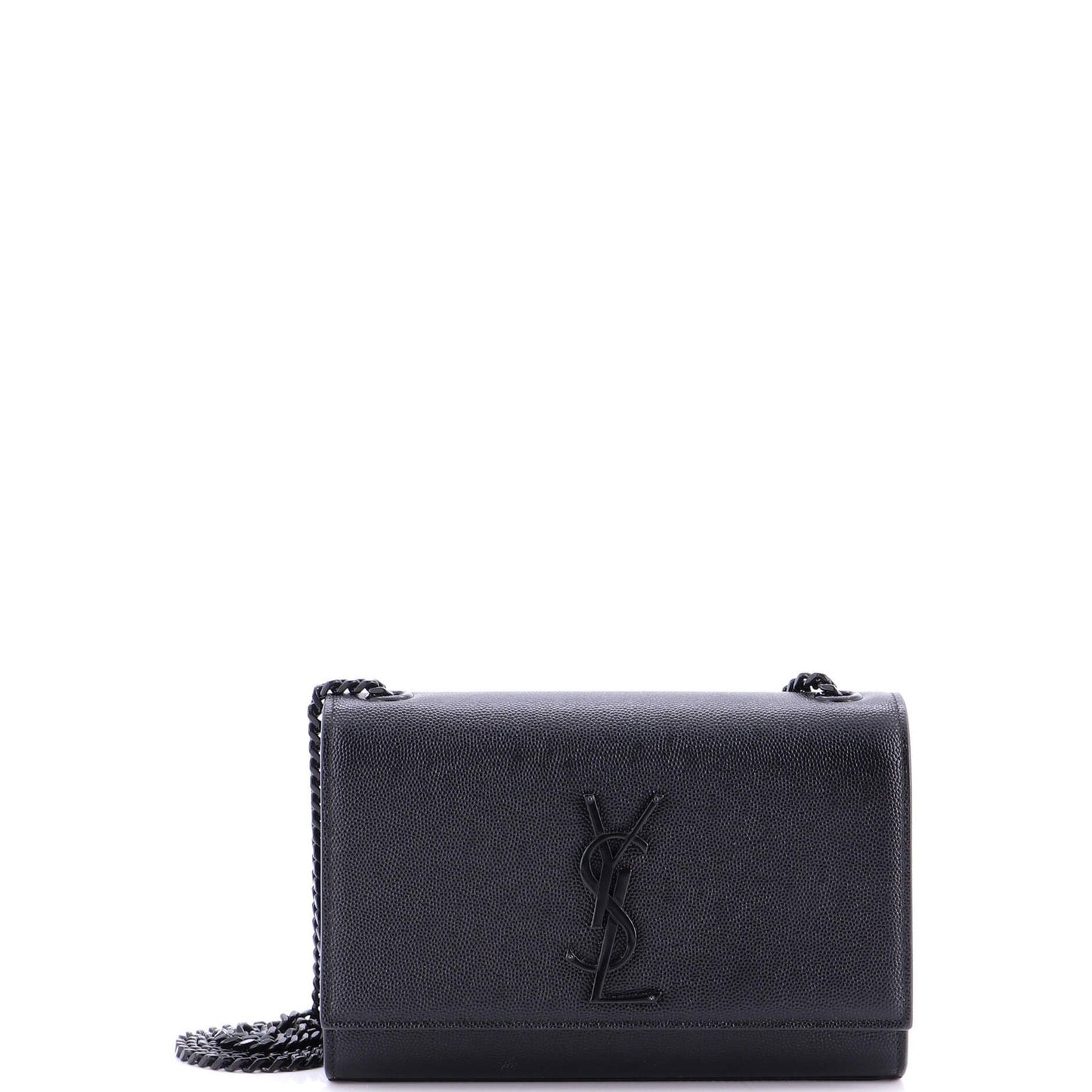 Saint Laurent Classic Monogram Crossbody Bag Grainy Leather Small
