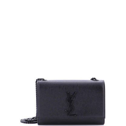 Saint Laurent Classic Monogram Crossbody Bag Grainy Leather Small