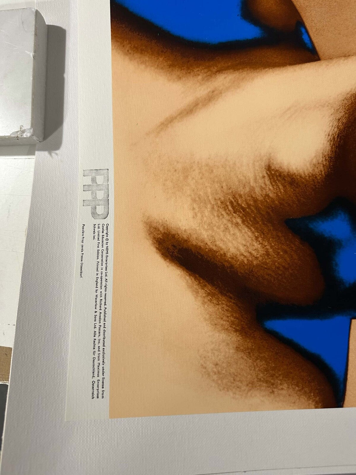 Ringo Starr By Richard Avedon Beatles Poster 1967 Original Printing On Linen