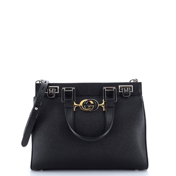 Gucci Zumi Top Handle Bag Leather Small