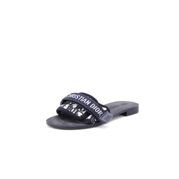 Christian Dior Women'S Dio(R)Evolution Slide Sandals Oblique Fabric