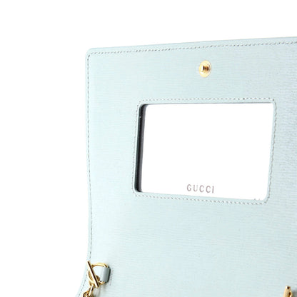 Gucci Script Logo Chain Wallet Leather Small