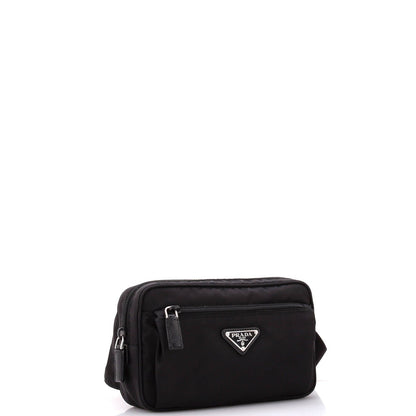 Prada Front Pocket Belt Bag Re-Nylon With Saffiano Leather