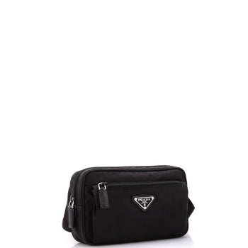 Prada Front Pocket Belt Bag Re-Nylon With Saffiano Leather