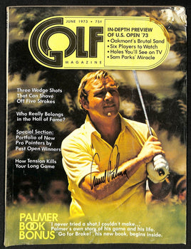 Arnold Palmer Signed/Autographed June 1973 Golf