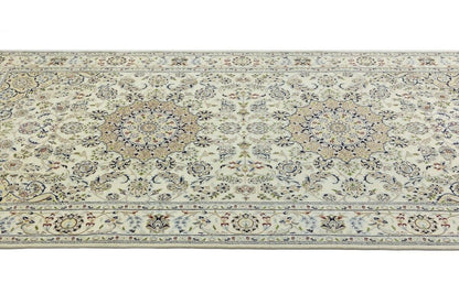 Rare Size Floral Classic Indo-Nain Oriental Rug