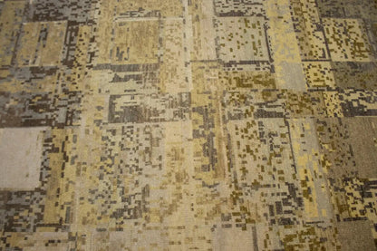 Contemporary Modern Rug Abstract Design Living &