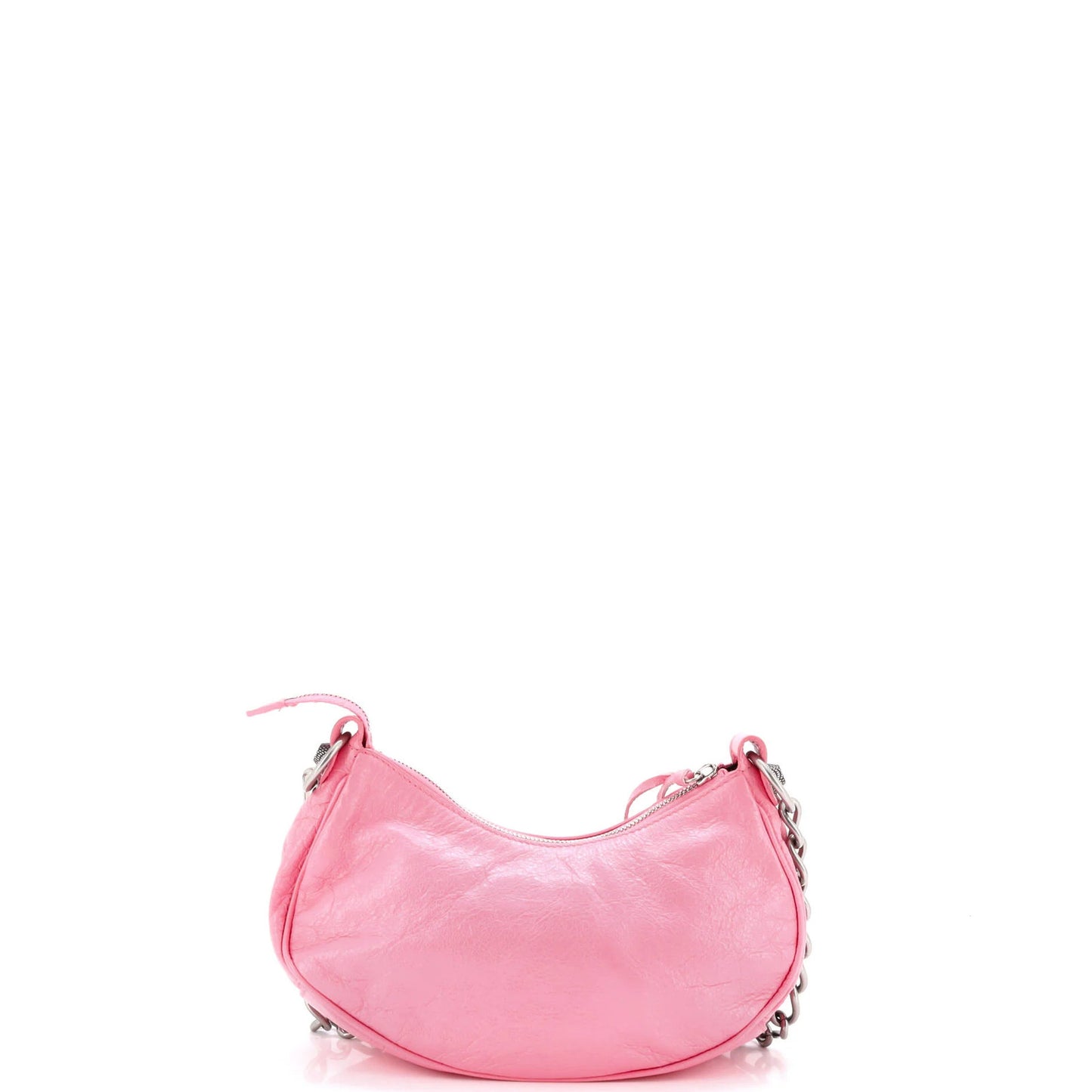 Balenciaga Le Cagole Giant Studs Chain Shoulder Bag Leather Xs