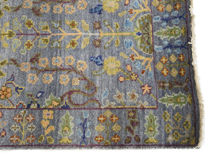 Handmade Tree Of Life Floral Runner Rug Oushak