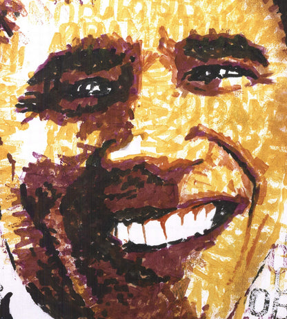Chris Britz Obama Signed " Offset Lithograph Contemporary Multico
