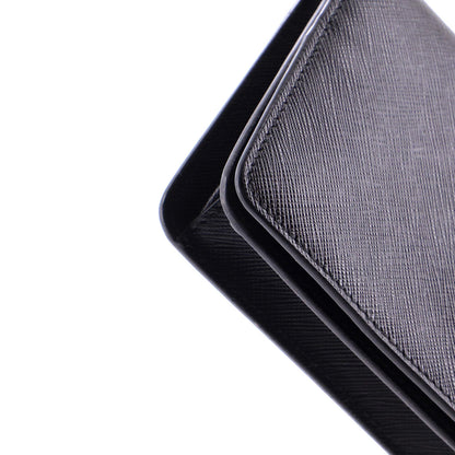 Mini Prada Wristlet Wallet on Chain Saffiano Leather