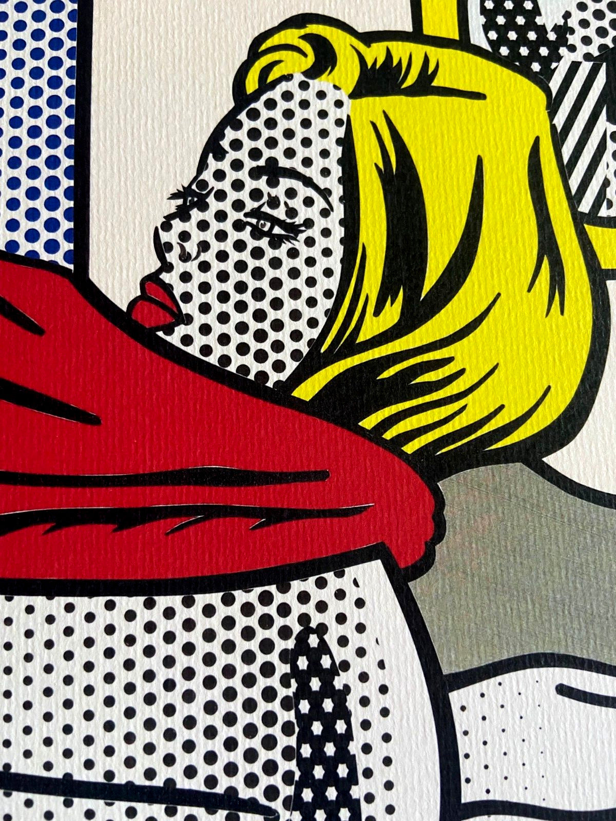 Roy Lichtenstein Lithograph Coa Signed Op Limited Edition