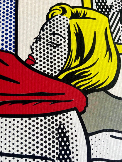 Roy Lichtenstein Lithograph Coa Signed Op Limited Edition